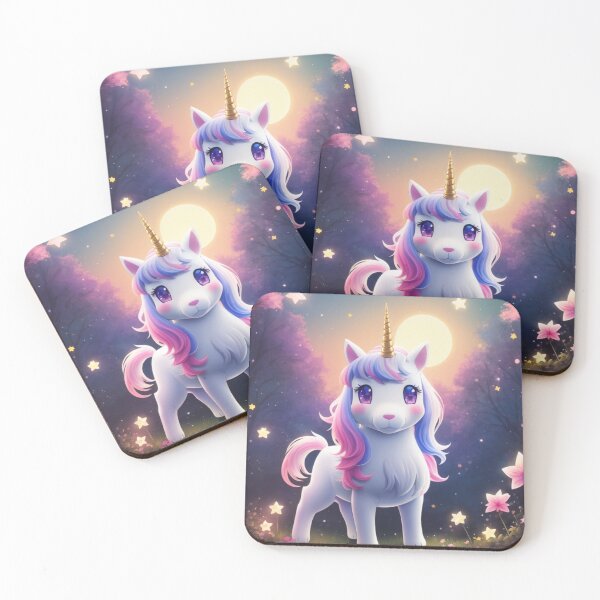 Item preview, 002 Chibi Cute Unicorn designed and sold by Alexis Art Collection.