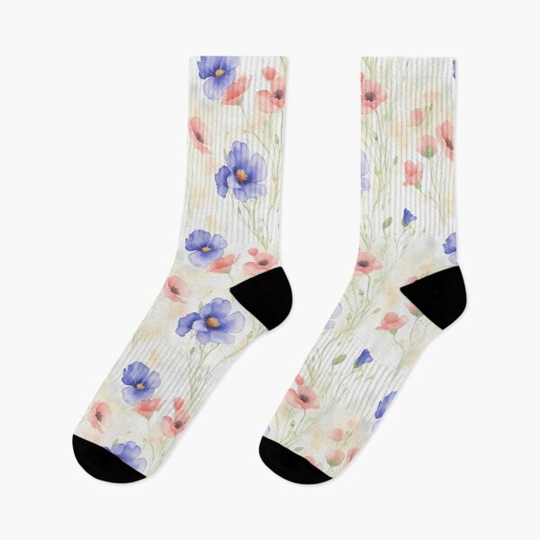 Item preview, Amazing Poppy Flowers in Abstract. Watercolor Floral Pattern designed and sold by Victoria Riabov.