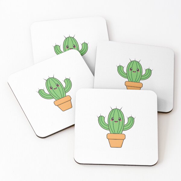 Item preview, cute cactus cartoon designed and sold by ubeyeart.