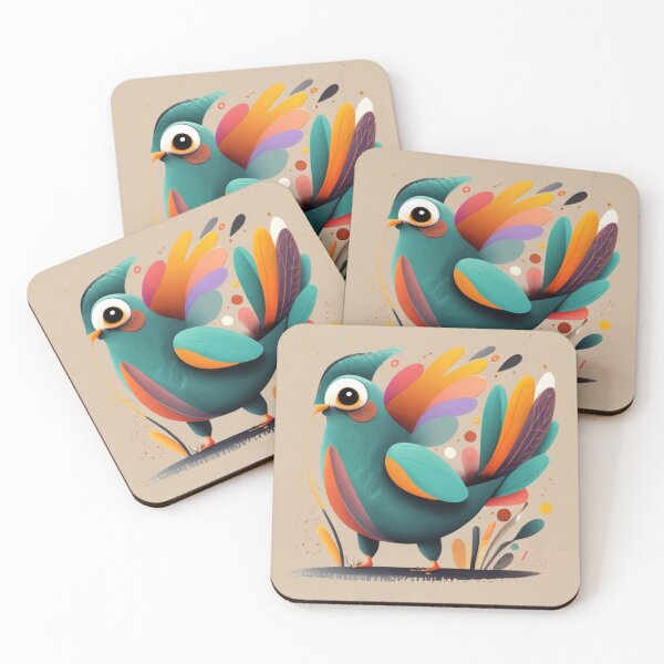Item preview, The Happy Bird in the Meadow of Flowers designed and sold by Rafal Saluszewski.