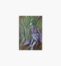 Fey alchemist contemplating formulae Art Board