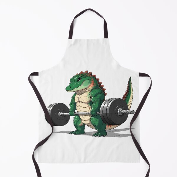 Item preview, Chibi Croc Deadlifting designed and sold by Thunderbelts.