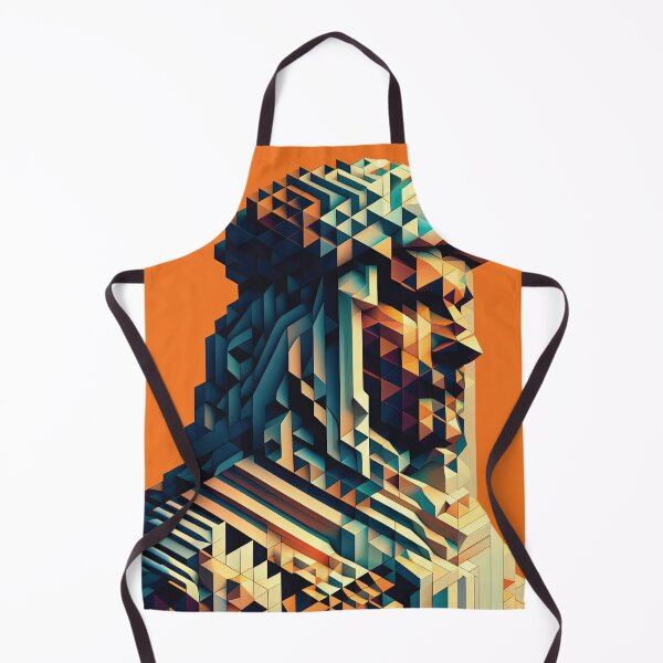 Item preview, Bedouin Portrait made up of 3D Shapes designed and sold by AtithasosTragos.