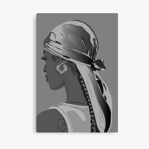 Durag Shawty Canvas Art Print by Artpce