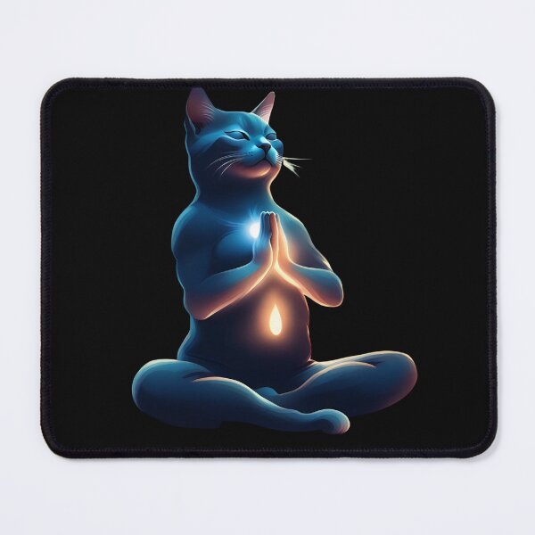 Item preview, Yoga cat elements designed and sold by Print4Shirt4You.