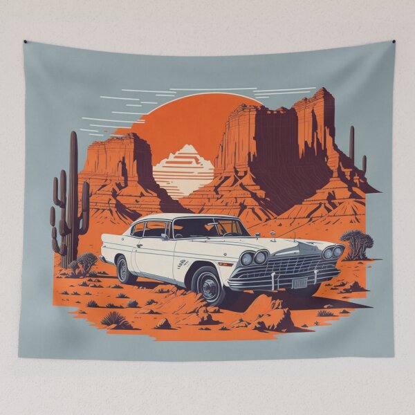 Item preview, 002 Classic Car in Grand Canyon designed and sold by Alexis Art Collection.