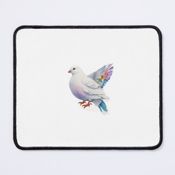 Item preview, Peace, white pigeon designed and sold by desinganddecor.