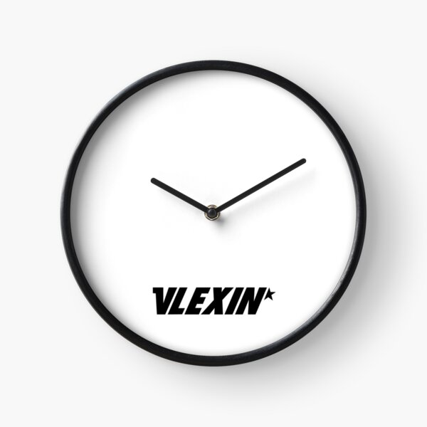 vlexin merch vlexin logo Clock for Sale by Hannah-Detter