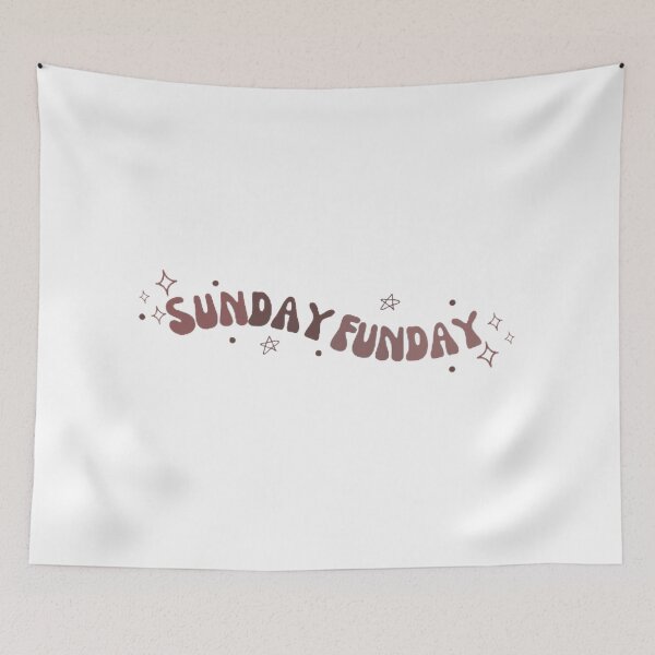 Item preview, Aesthetic Sunday Funday Motivational Quote designed and sold by AestHenni17.