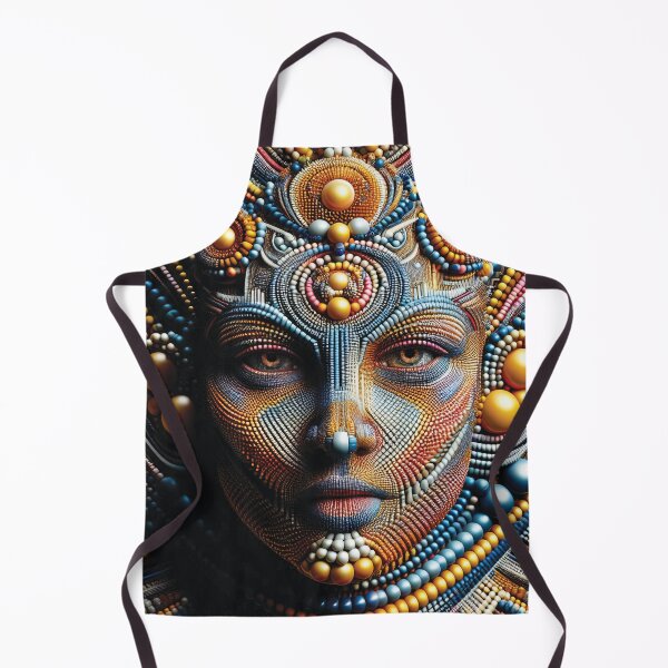 Item preview, Tribal Woman. Portrait made up of 3D Shapes designed and sold by AtithasosTragos.