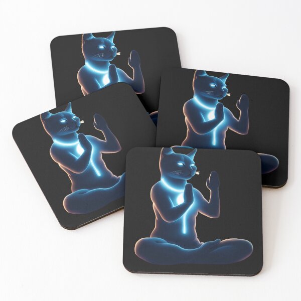 Item preview, Yoga cat elements designed and sold by Print4Shirt4You.