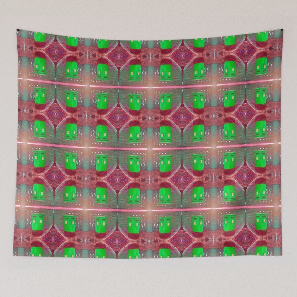 Item preview, Neon Green Mailbox Photo Pattern designed and sold by vallisrowe.