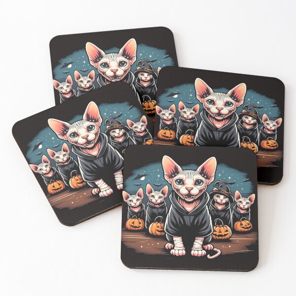 Item preview, Cat Halloween Sphynx T-shirt   Pumpkin Bat  designed and sold by KKinvest.