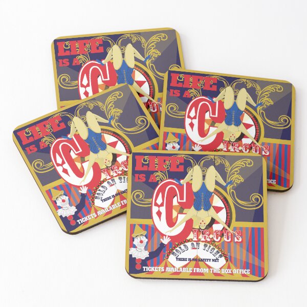 Item preview, Life is a Circus, trapeze artist under the big top. designed and sold by krisevansart.