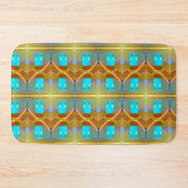 Item preview, Neon Blue Mailbox Photo Pattern 2 designed and sold by vallisrowe.