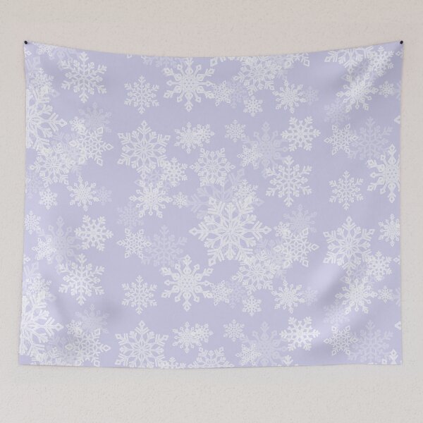 Item preview, Snowflakes on lavender designed and sold by ArteAnnie.