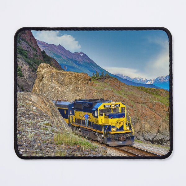 Item preview, Alaska Passenger Train - Engine 3010, Turnagain Arm, Alaska designed and sold by AlsknMommaBear2.