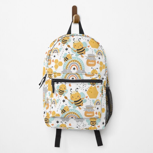 Item preview, Cute pattern with Bees and honey designed and sold by coloryourwings.
