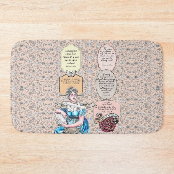 Item preview, Jane Austen bookclub - quotes about reading - gifts for book lover. designed and sold by FanitsaArt.