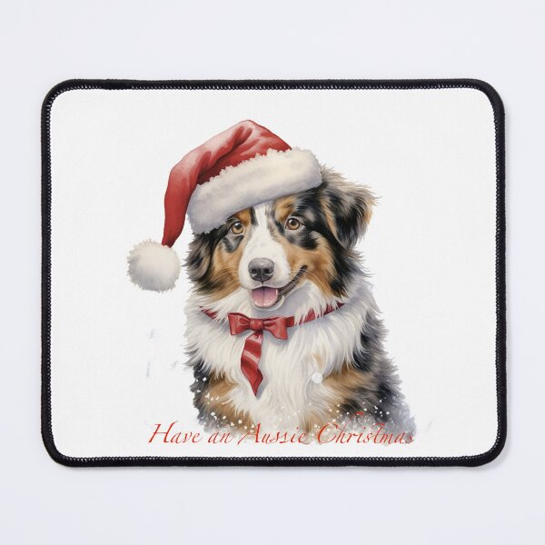 Item preview, Have an Aussie Christmas-Australian Shepherd designed and sold by whitebirchmerch.