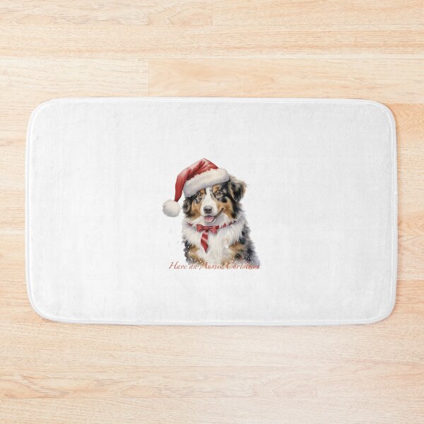 Item preview, Have an Aussie Christmas-Australian Shepherd designed and sold by whitebirchmerch.
