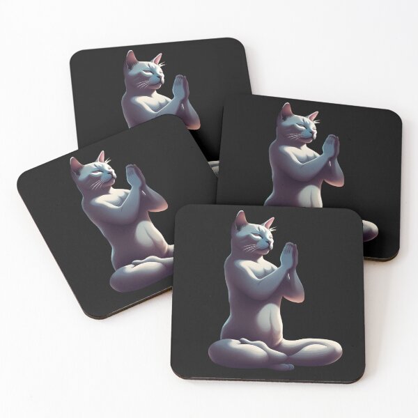 Item preview, Yoga cat elements designed and sold by Print4Shirt4You.
