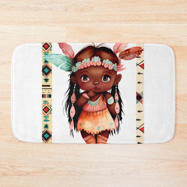 Item preview, Little Native American girl. designed and sold by NataAtelierArt.