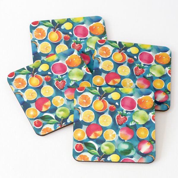 Item preview, Funky Fruity Watercolour Pattern designed and sold by AuraDesigner.