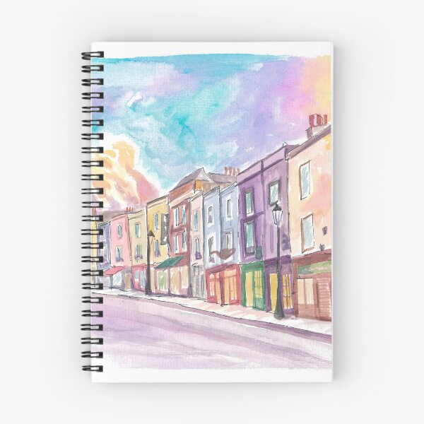 Item preview, Colorful Portobello Road in Fancy Notting Hill London designed and sold by artshop77.