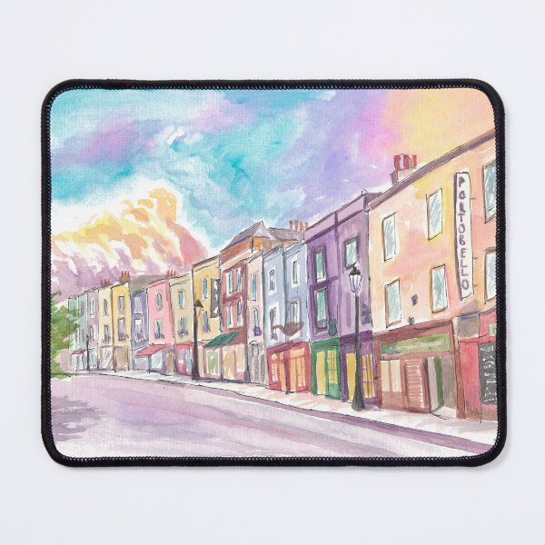 Item preview, Colorful Portobello Road in Fancy Notting Hill London designed and sold by artshop77.