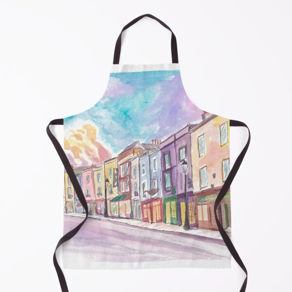 Item preview, Colorful Portobello Road in Fancy Notting Hill London designed and sold by artshop77.