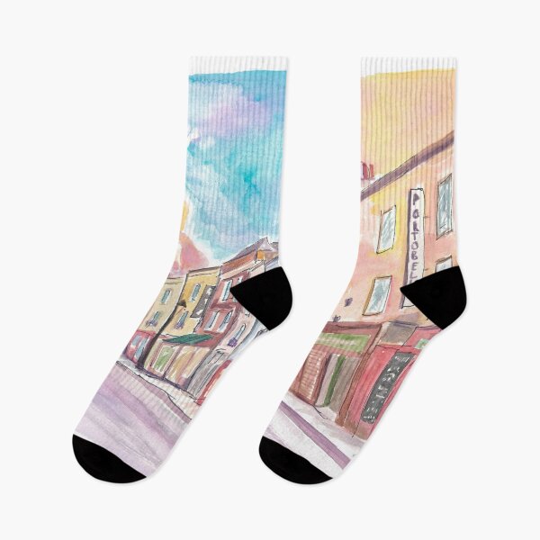 Item preview, Colorful Portobello Road in Fancy Notting Hill London designed and sold by artshop77.