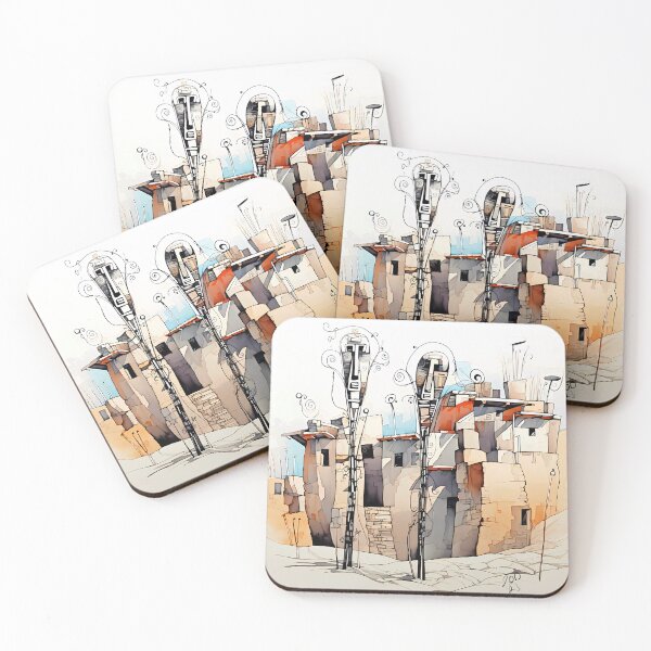 Item preview, Totem Towers - Elevating Ancestral Voices designed and sold by edge-studios.