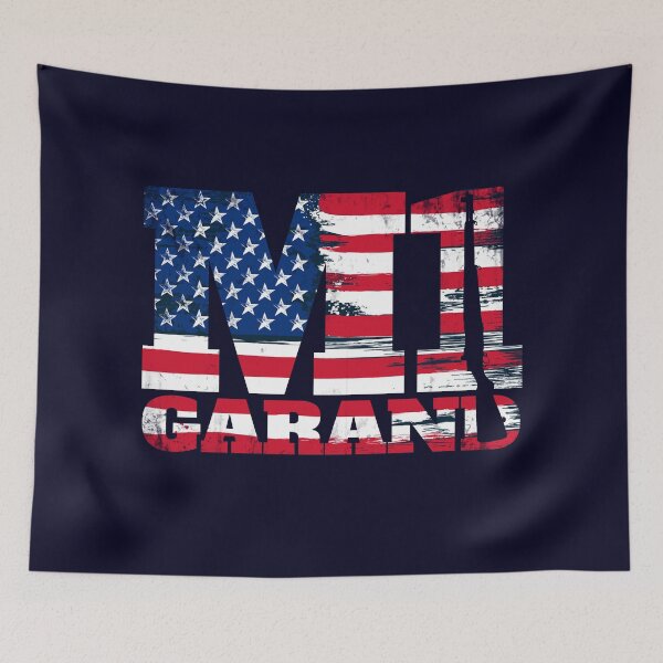 Item preview, M1 Grand American Flag Background designed and sold by GreenGuyTees.
