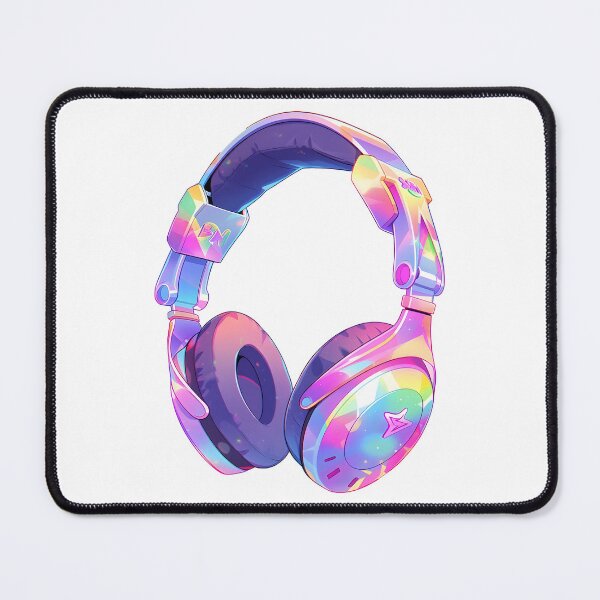 Item preview, Holographic Pastel Headphones designed and sold by BadLuckByDesign.