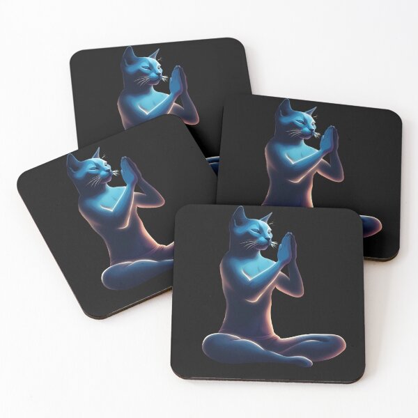 Item preview, Yoga cat elements designed and sold by Print4Shirt4You.