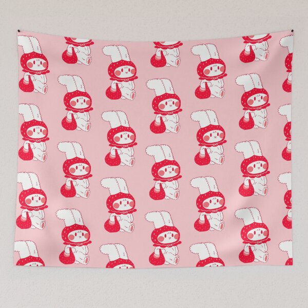Item preview, Strawberry Bunny - Kawaii Bunny - Strawberrycore  designed and sold by StudioKitti.