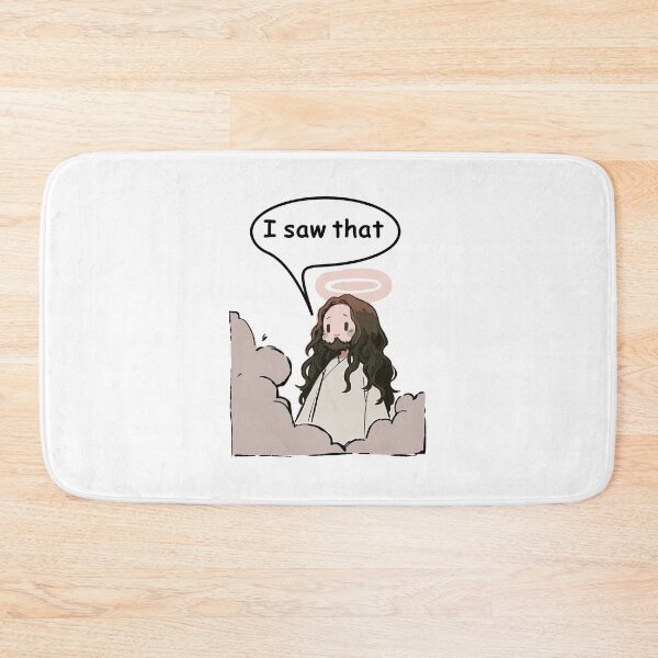 Item preview, jesus i saw that meme Sticker designed and sold by Kunai art.
