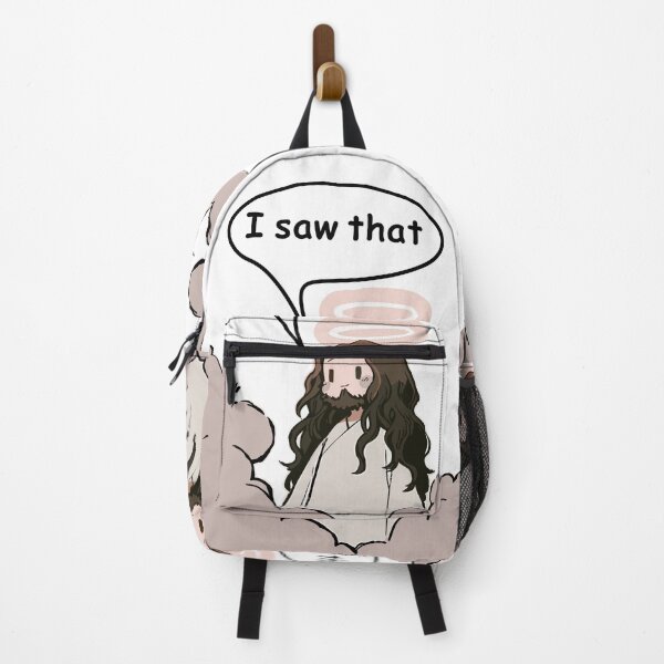 Item preview, jesus i saw that meme Sticker designed and sold by Kunai art.