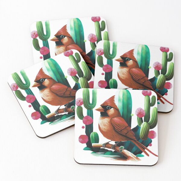 Item preview, Red Cardinal Bird Illustration designed and sold by Nourch.