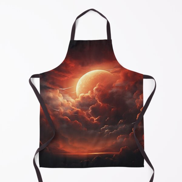 Item preview, Blood red moon hiding in clouds designed and sold by zand-n-zive.