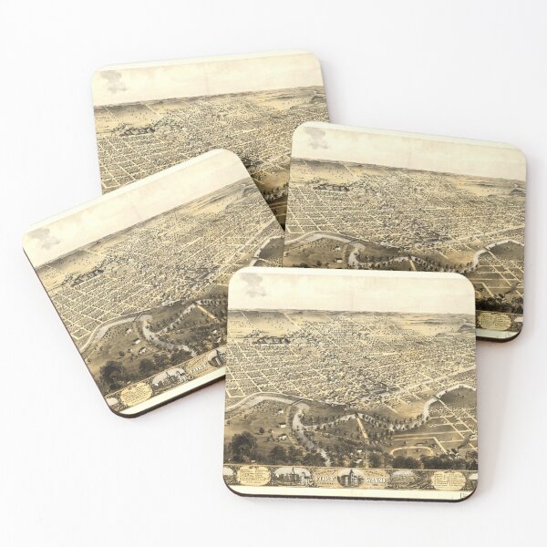 Item preview, Fort Wayne, Indiana (1868) designed and sold by allhistory.