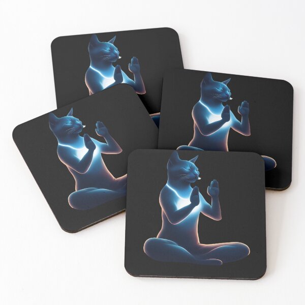 Item preview, Yoga cat elements designed and sold by Print4Shirt4You.
