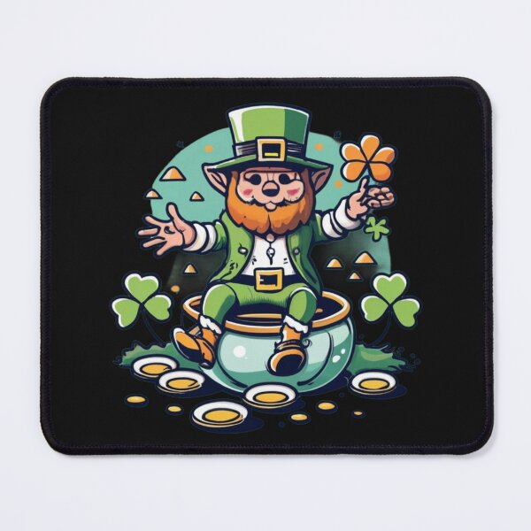 Item preview, leprechaun on the pot of gold designed and sold by TeeGraphicPro.