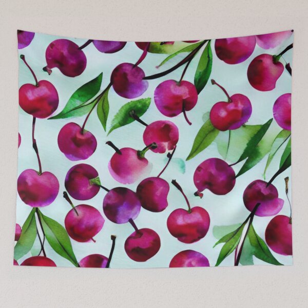 Item preview, Light Cherry Watercolour Pattern designed and sold by AuraDesigner.