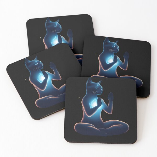 Item preview, Yoga cat elements designed and sold by Print4Shirt4You.