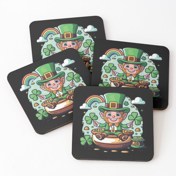 Item preview, leprechaun on the pot of gold designed and sold by TeeGraphicPro.