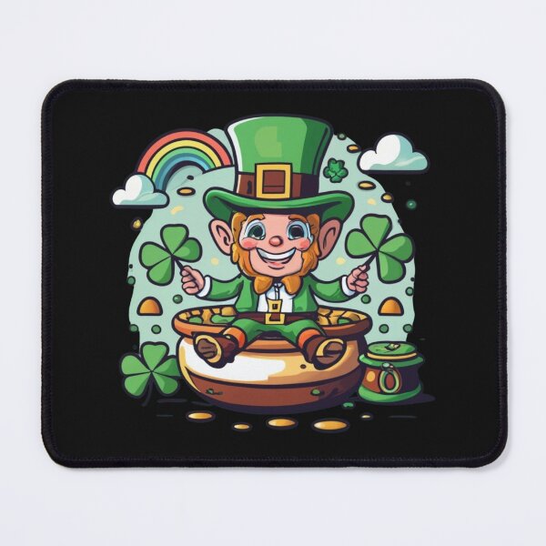 Item preview, leprechaun on the pot of gold designed and sold by TeeGraphicPro.