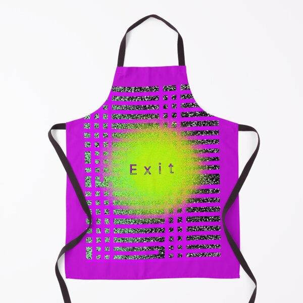 Item preview, Great Grid black fuchsia solid green and yellow EXIT designed and sold by StickyGoddess.