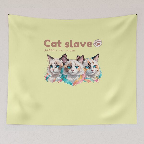 Item preview, Cat slave - Ragdoll Cat Lover designed and sold by mamacub.